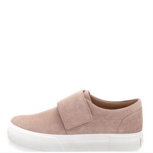 Vince: Cage Suede Sneakers - Putty